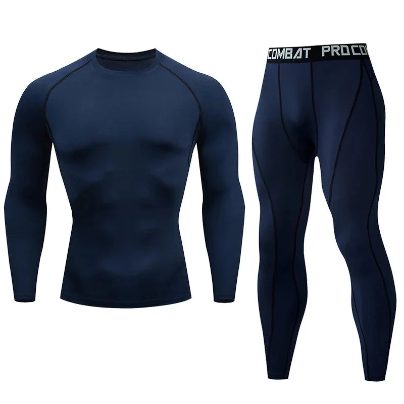 Men's Compression Fitness Gear Gym Workout Performance Wear