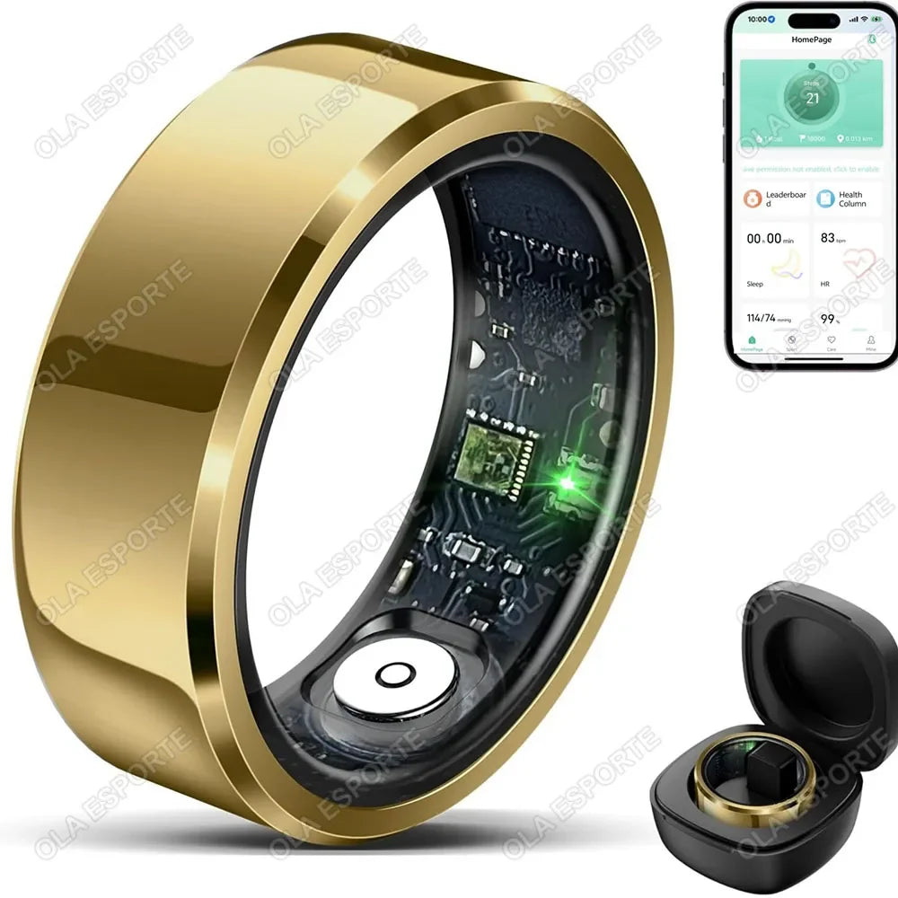 2026 Smart Ring Heart Rate Sleep Monitoring Waterproof