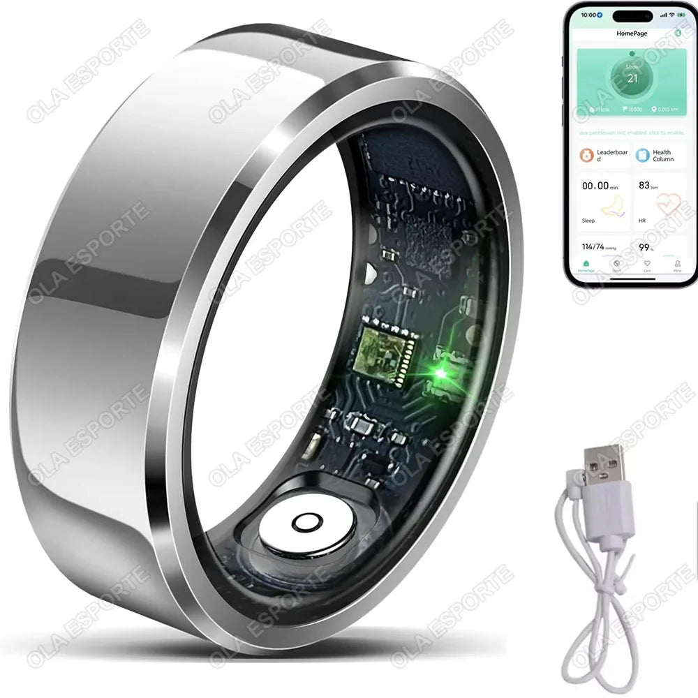 2026 Smart Ring Heart Rate Sleep Monitoring Waterproof