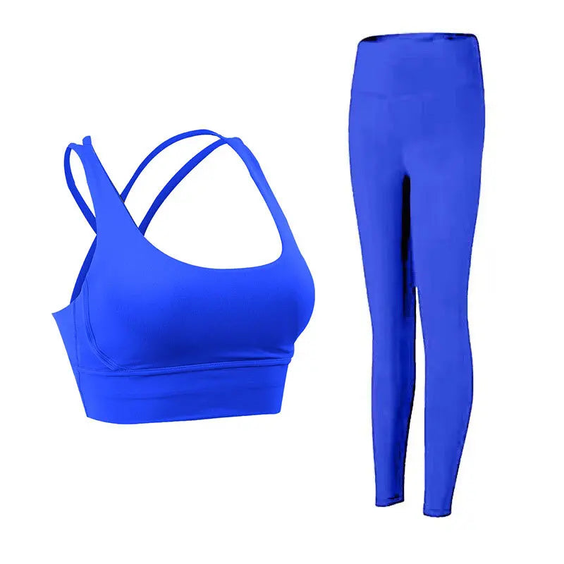 Women's Comfortable Supportive Fitness Suit Workout Activewear Set