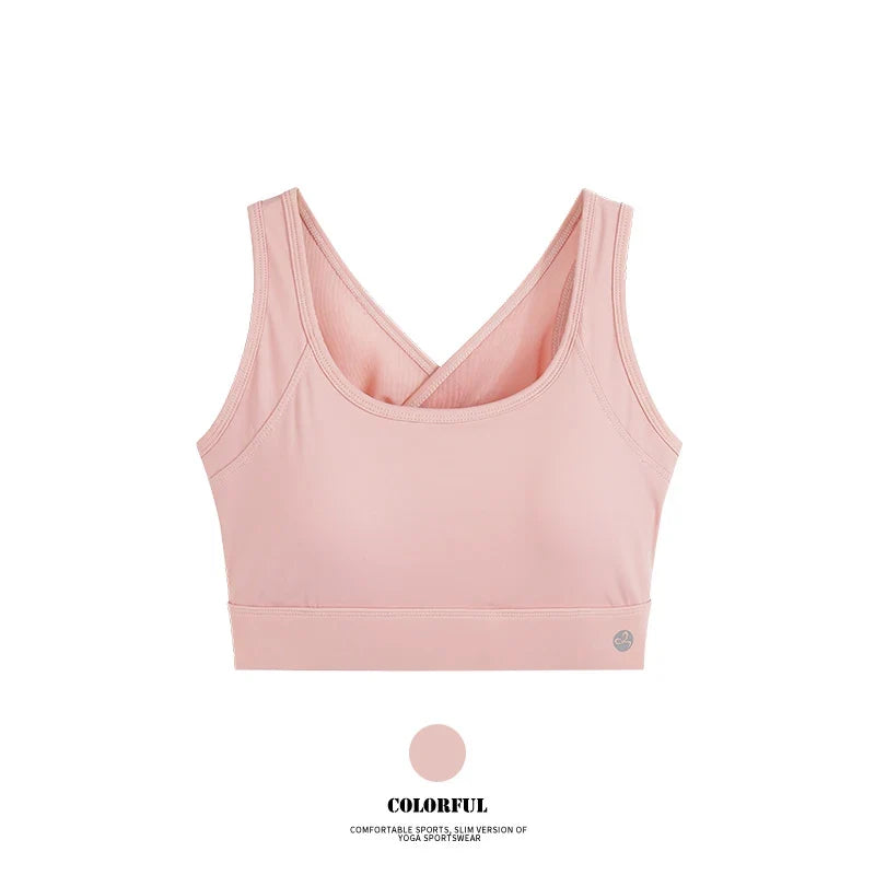 Women's High Support Padded Fitness Bra Gym Running