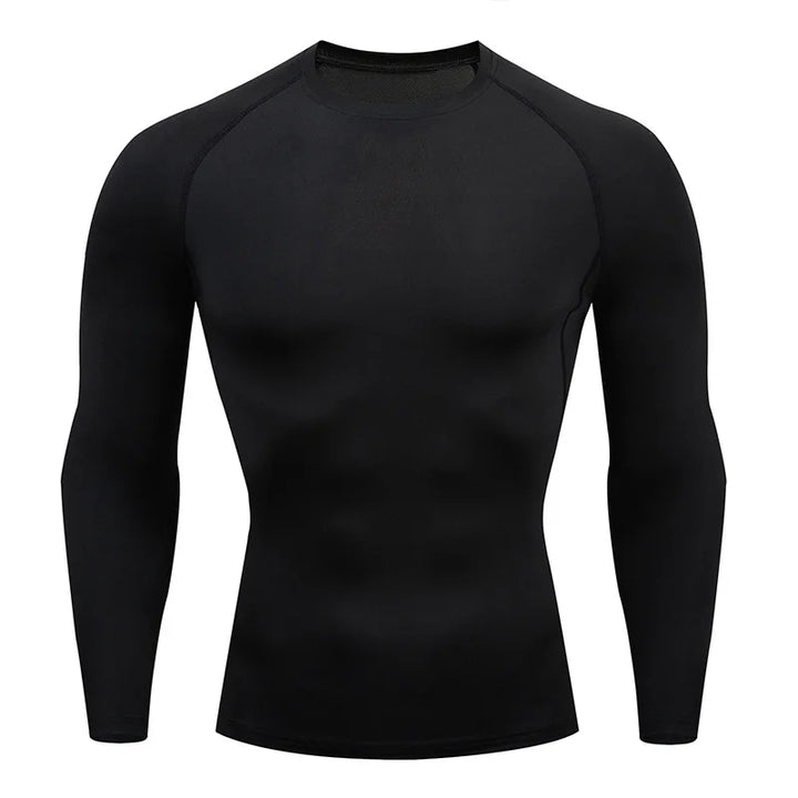 Men's Long Sleeve Fitness Tee Spring Autumn Workout
