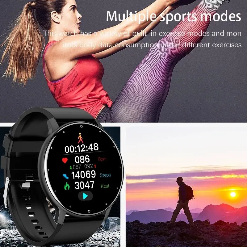 Fashion Smart Watch Full Touch Screen IP68 Fitness Tracker