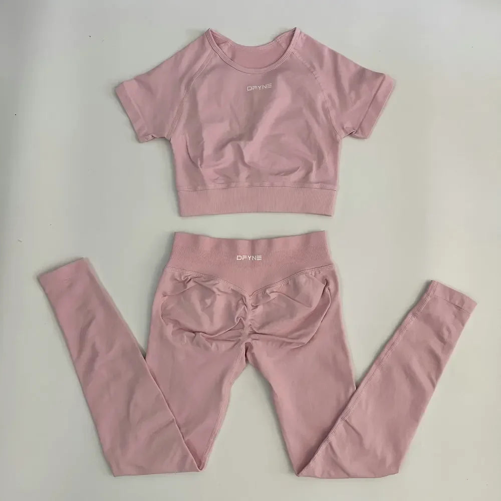 Women's 2 Piece Fitness Yoga Outfit Activewear Set