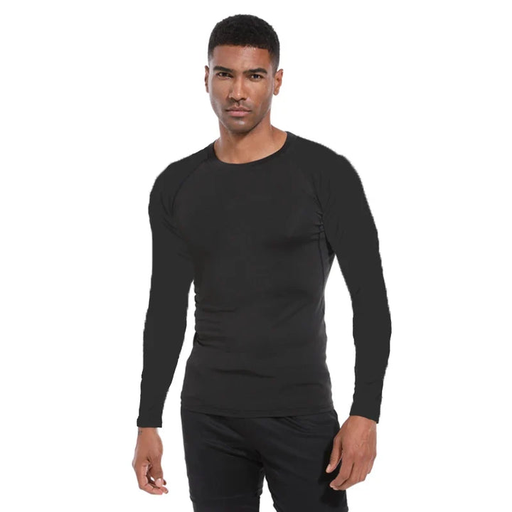 Men's Long Sleeve Fitness Tee Spring Autumn Workout
