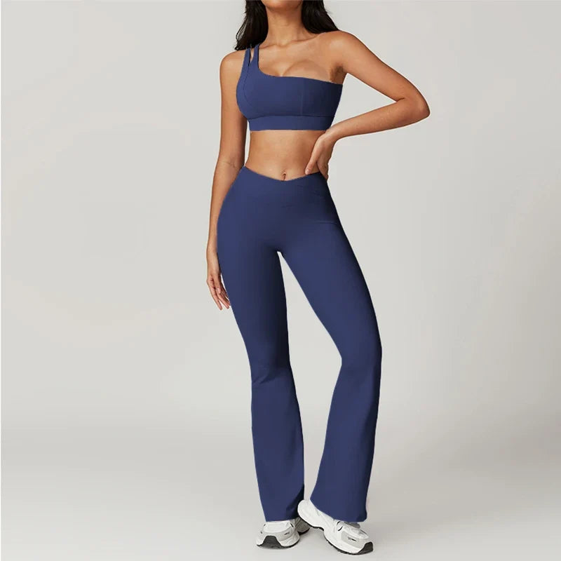 Women's Push Up Tracksuit Workout Sportswear Tights Set