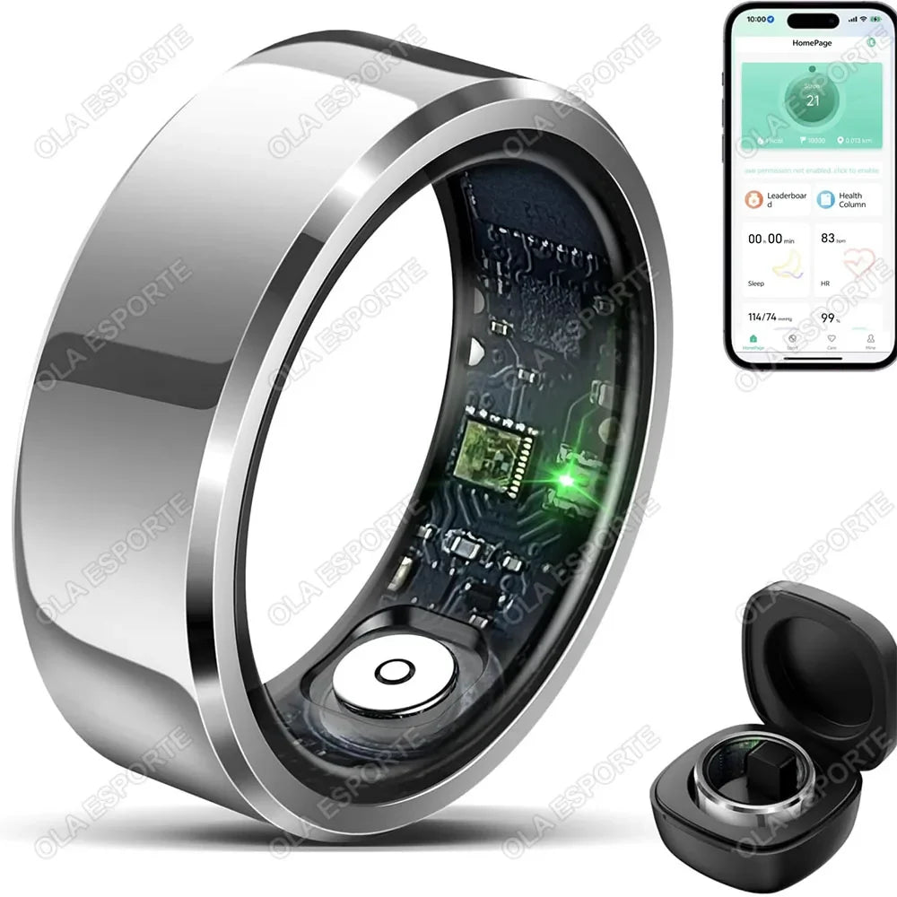 2026 Smart Ring Heart Rate Sleep Monitoring Waterproof