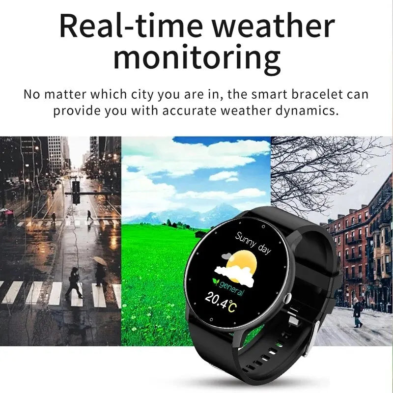 Fashion Smart Watch Full Touch Screen IP68 Fitness Tracker