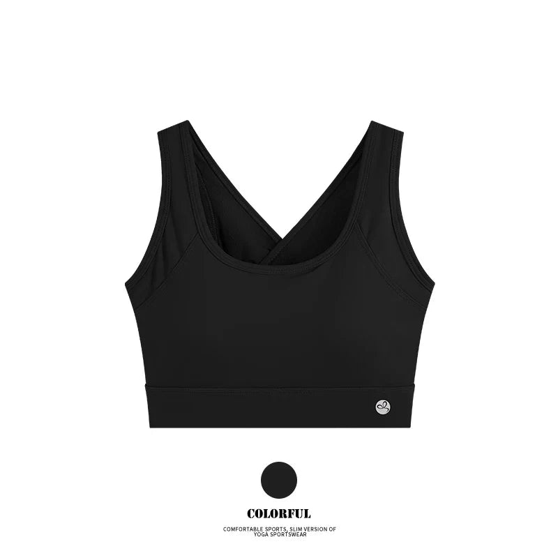 Women's High Support Padded Fitness Bra Gym Running