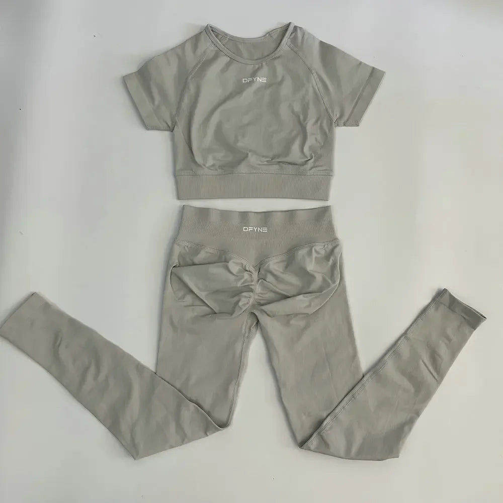Women's 2 Piece Fitness Yoga Outfit Activewear Set
