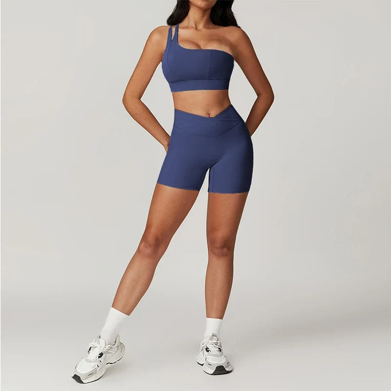 Women's Push Up Tracksuit Workout Sportswear Tights Set