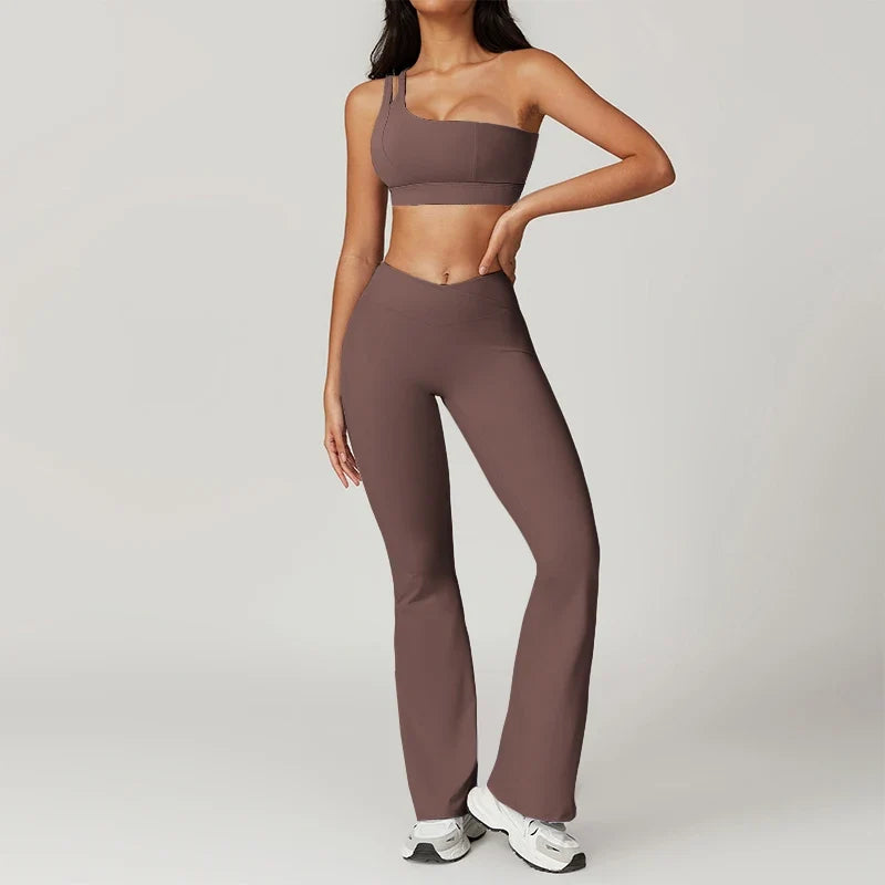Women's Push Up Tracksuit Workout Sportswear Tights Set