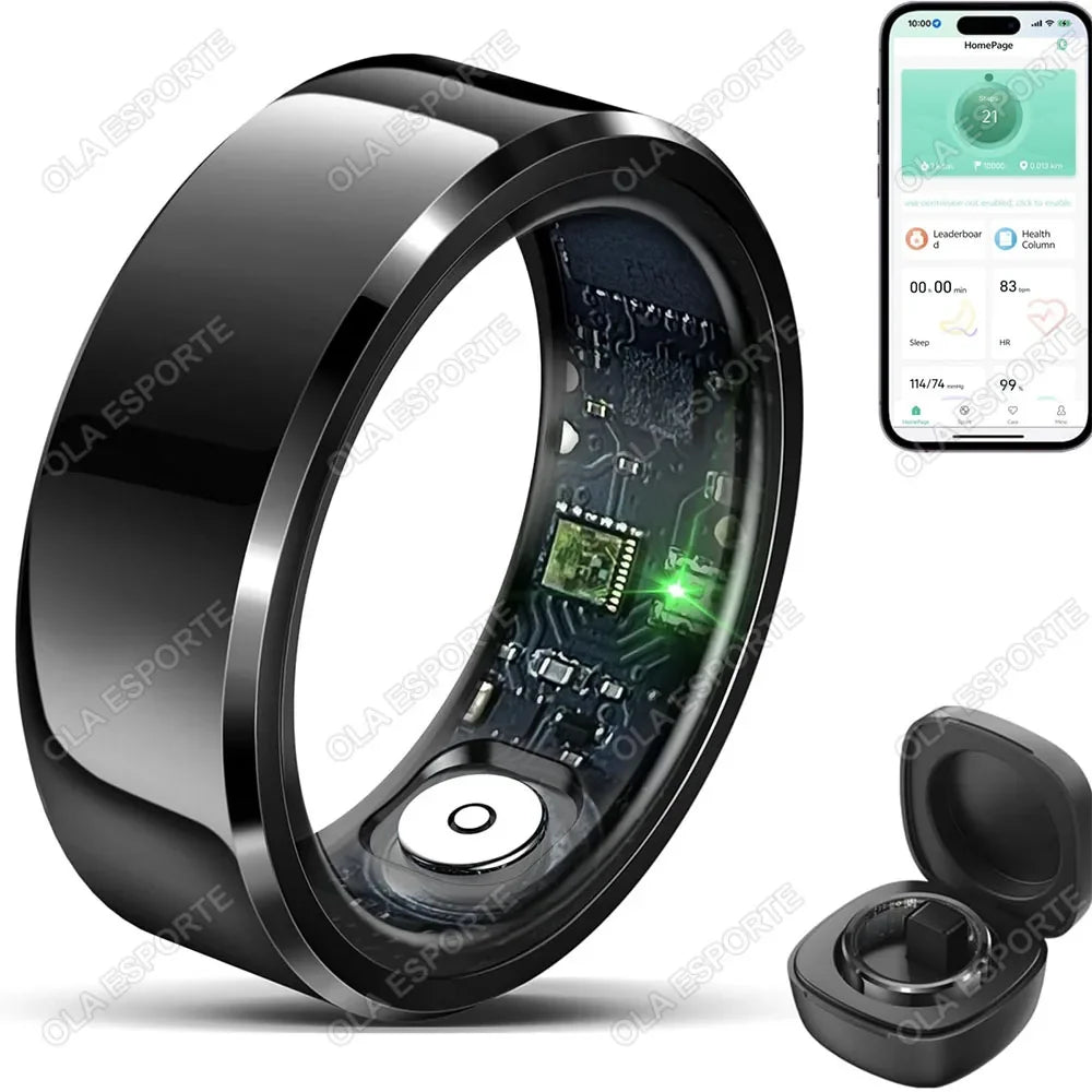 2026 Smart Ring Heart Rate Sleep Monitoring Waterproof