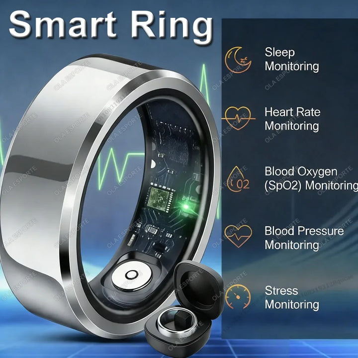 2026 Smart Ring Heart Rate Sleep Monitoring Waterproof