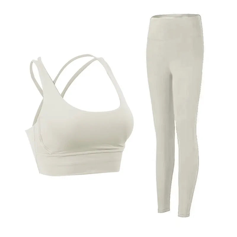Women's Comfortable Supportive Fitness Suit Workout Activewear Set