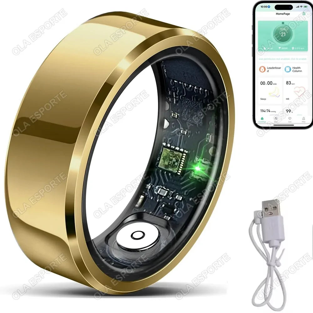2026 Smart Ring Heart Rate Sleep Monitoring Waterproof
