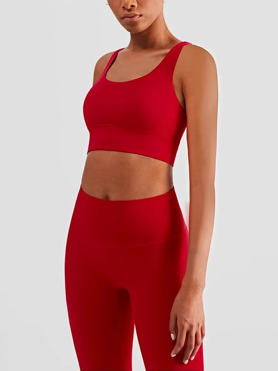Women's Comfortable Supportive Fitness Suit Workout Activewear Set