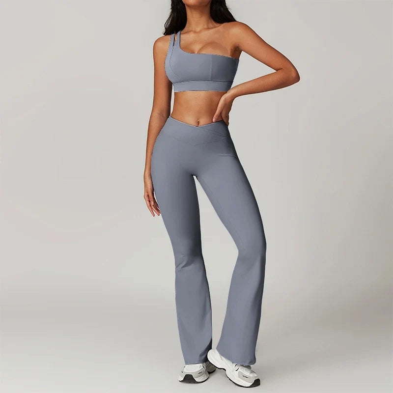 Women's Push Up Tracksuit Workout Sportswear Tights Set