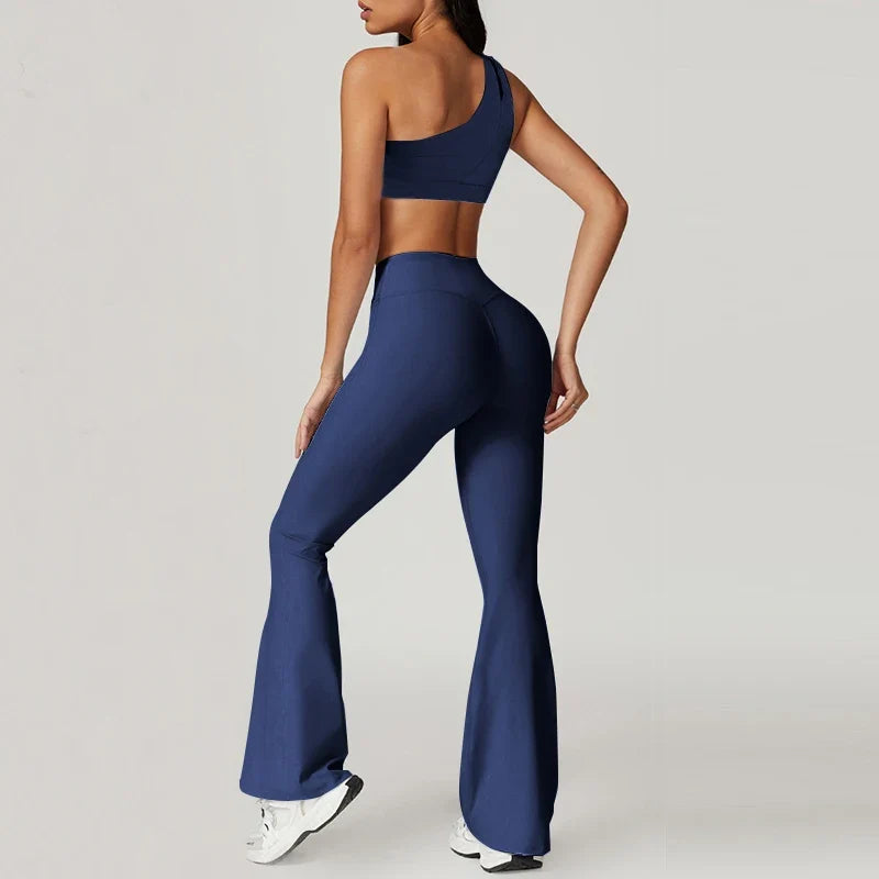 Women's Push Up Tracksuit Workout Sportswear Tights Set