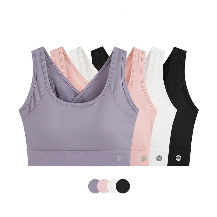 Women's High Support Padded Fitness Bra Gym Running