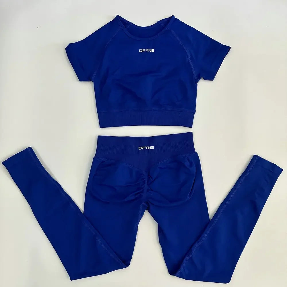 Women's 2 Piece Fitness Yoga Outfit Activewear Set