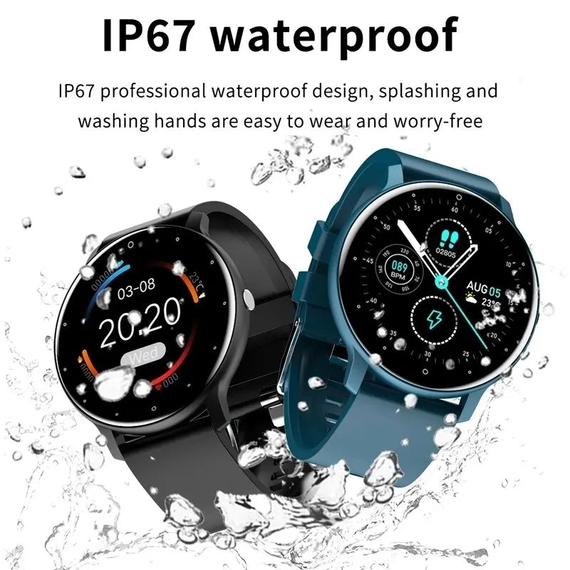 Fashion Smart Watch Full Touch Screen IP68 Fitness Tracker