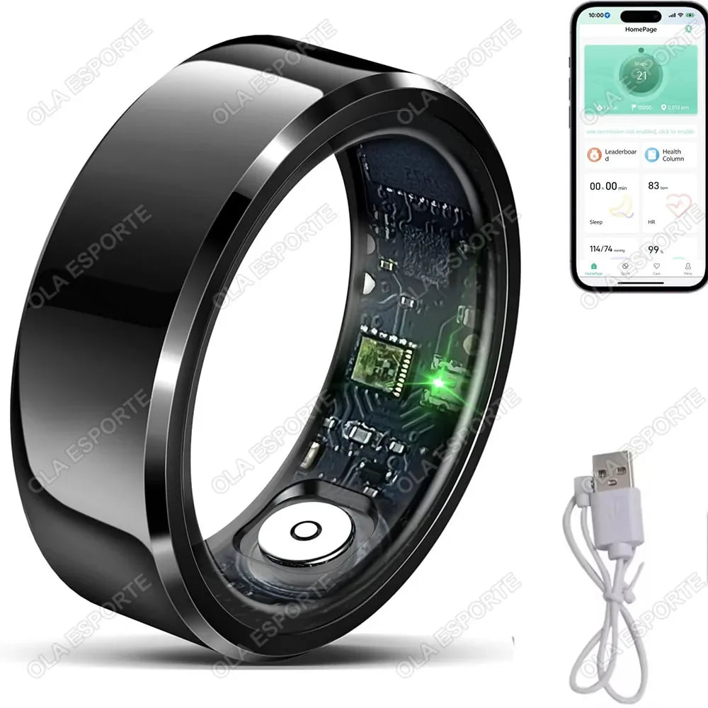 2026 Smart Ring Heart Rate Sleep Monitoring Waterproof