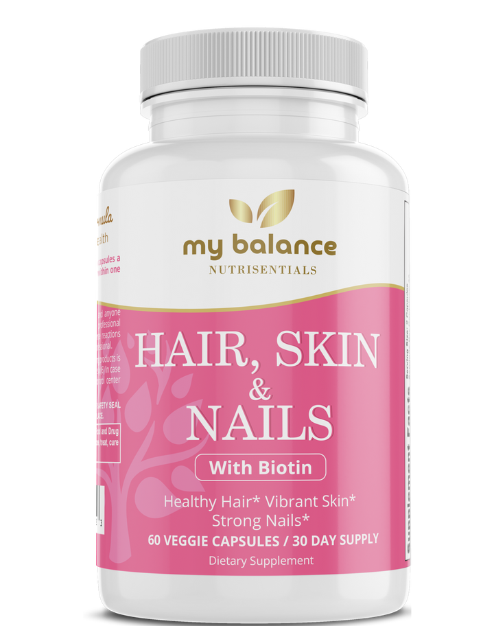 Hair Skin Nails Beauty Supplement Daily Wellness Formula Support